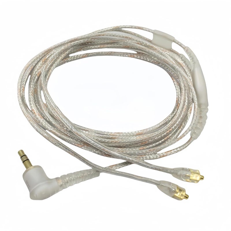 Rillpac Replacement EAC64CL 64 -Inch Detachable Earphone Cable for Shure SE215, SE315, SE425 SE535 and SE846 Earphones (Clear) - Image 1